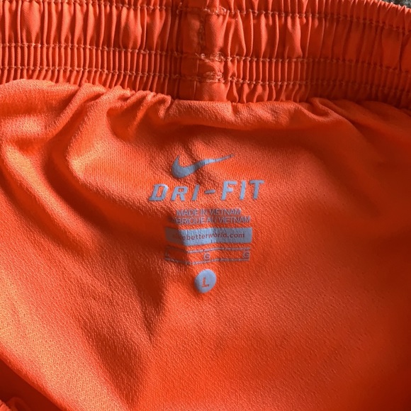 Orange Nike Dri-fit shorts - Picture 3 of 4